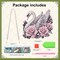 Diamond Art Painting Pendant Ornament Kit – 5D Rose Swan DIY Diamond Crystal Hanging Window & Door Decor for Adults, Wall & Christmas Decoration (24.2 x 23 cm)